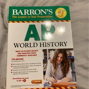 Barron’s AP World History Prep Book.